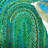 Kellems Solid Color Handwoven Cotton Area Rug in Green-2031720472