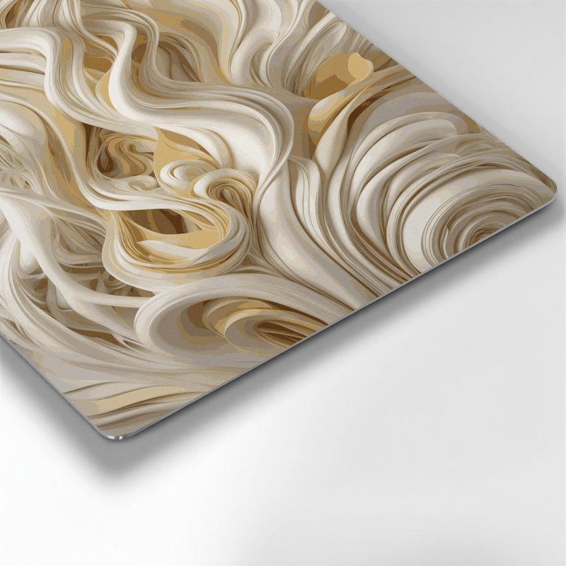 «Biomorphic Abstraction 65», art mural en métal brun, H 12 po x l 18 po