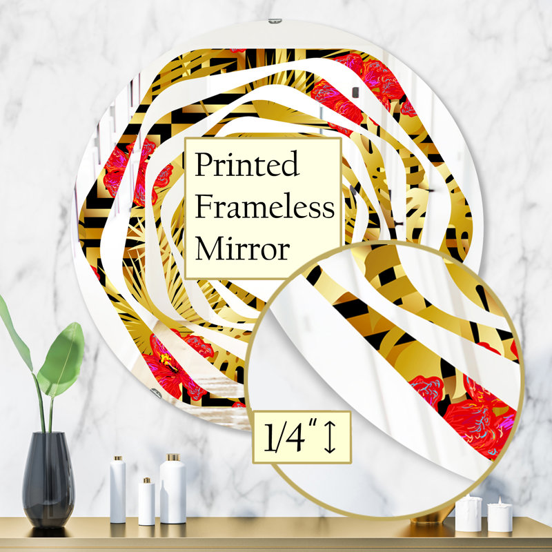 Miroir mural Whirl, 31,5 po x 31,5 po