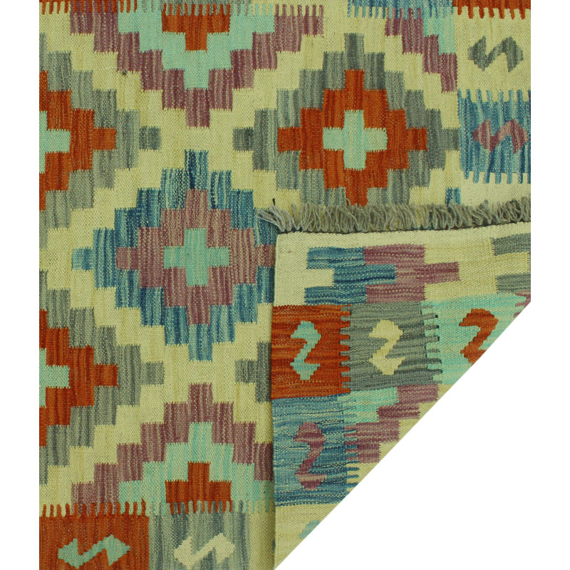 Bobbee Wool Geometric Indoor Rug