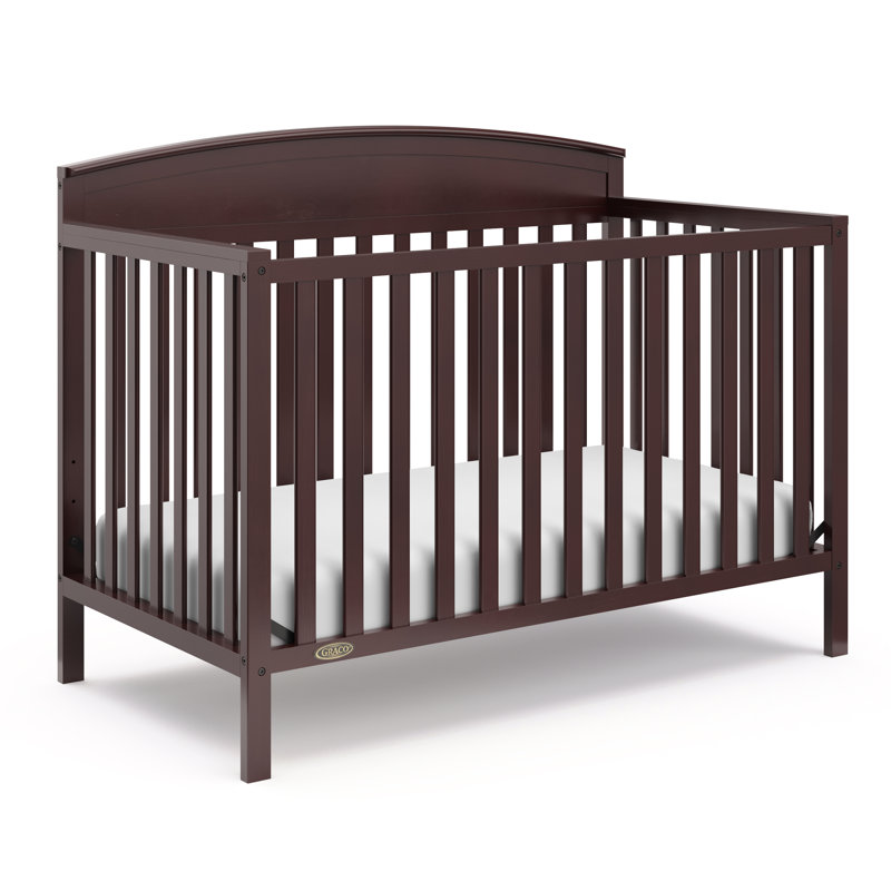 Lit de bébé convertible 5-en-1 Benton, Espresso, Lit à barreaux