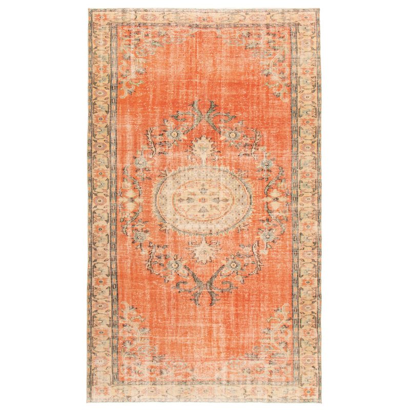 Tapis cuivre foncé Crocifissa 6 pi 2 po x 10 pi 6 po Crocifissa
