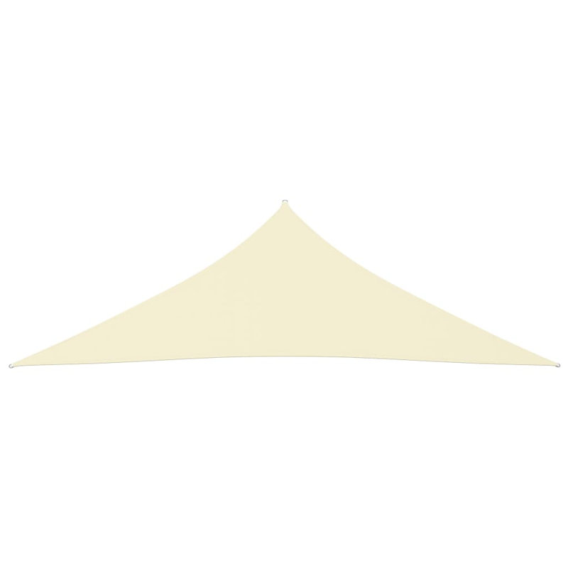 Raeville 3.6m x 3.6m Triangular Shade Sail, Cream
