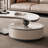 Leaf shaped shaped rock table-104470987-104470988