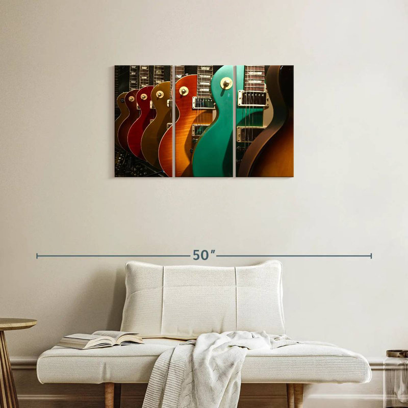 Abarca Electric Guitars Display, 20" H x 33" W