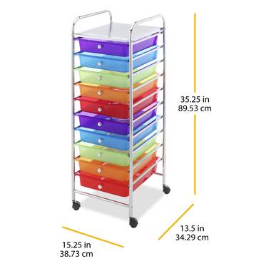 Califano 25.2 Storage Drawer Rebrilliant Color: Multicolor