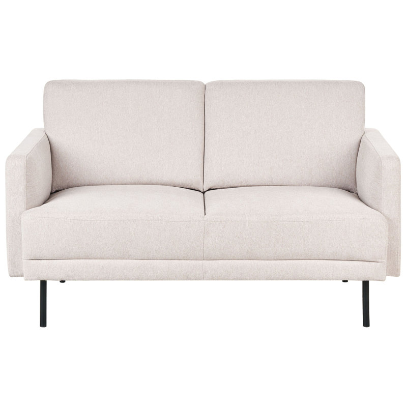 2 Seater Fabric Sofa Sulman, Light Beige