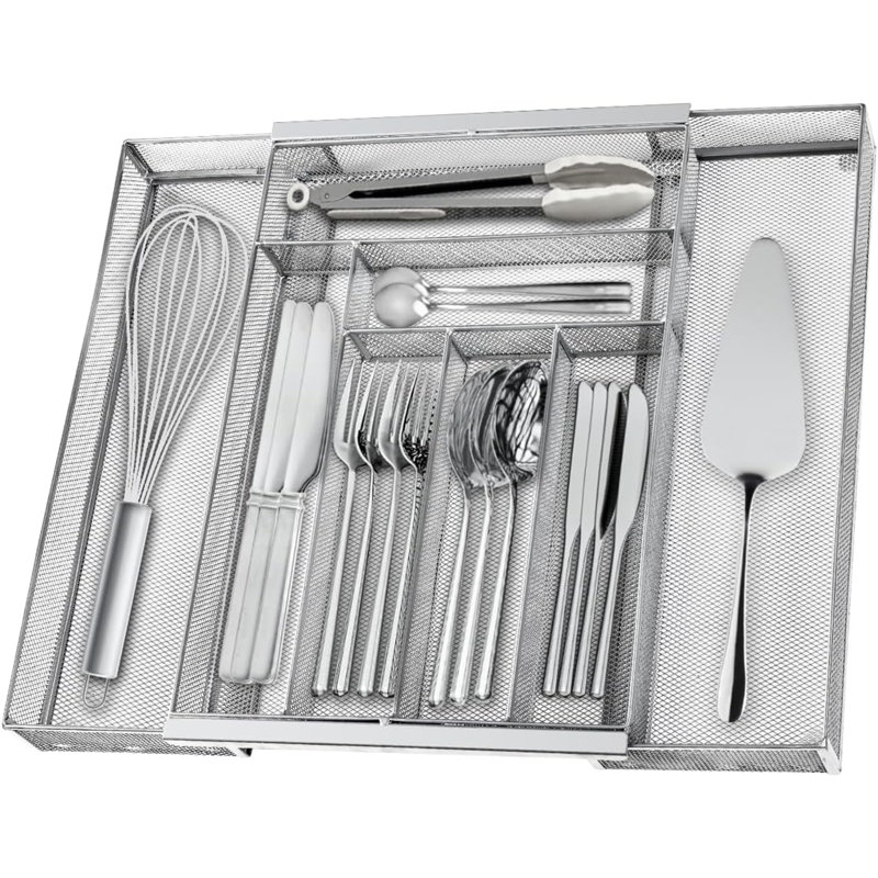 Rangement extensible pour l'argenterie