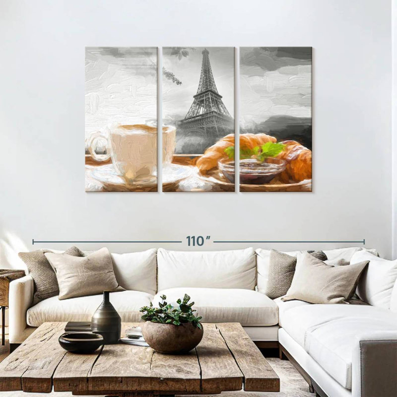 Yarlin Paris Cafe, H 48 po x l 74 po