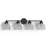 Besima 4-Light Dimmable Vanity Light in Matte Black-781668504