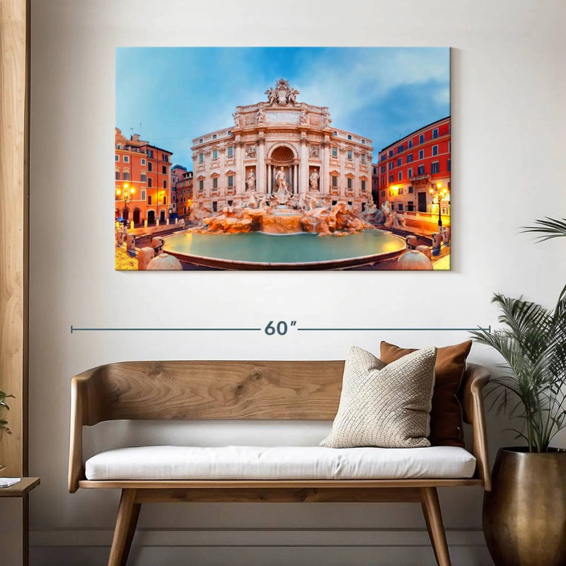 Ravi Fontana Di Trevi, 32" H x 48" W