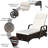 Outdoor Wicker Chaise Lounge , Cushion Included-90859948