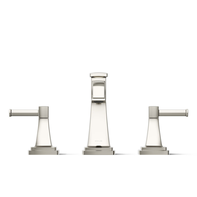 Riff Widespread Bathroom Sink Faucet, Vibrant Polished Nickel, 1.2 GPM