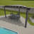 Sojag Lima Black 10 x 10 ft. Rustproof Aluminum Frame Pergola