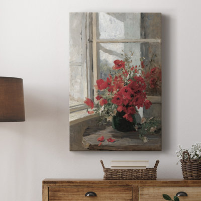 Vintage Floral Print CCLXII -Gallery Wrapped Cavas