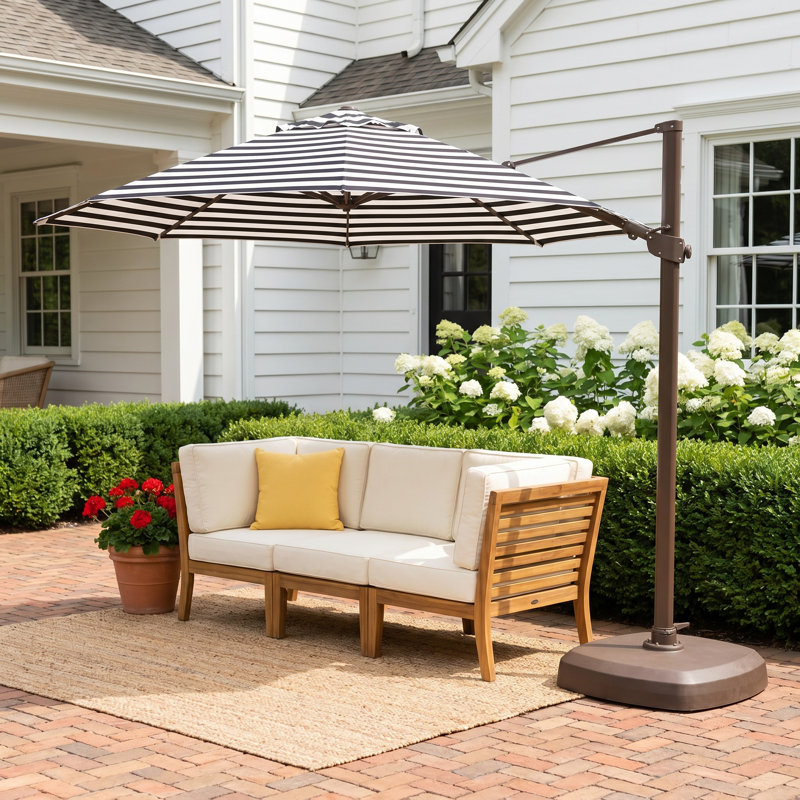 Parasol en porte-à-faux inclinable 11,5 pi Birchbrook, Bronze