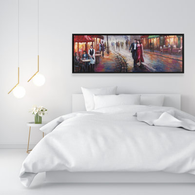 Dressed Up Couple Print On Canvas