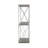 Ljiljan Metal and Wood Wall Storage Unit with 3 Open Shelves, Industrial Wall-Mounted Shelf Organizer, Modern Floating Display Shelving-296624908