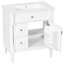 Meuble-lavabo moderne de 30 po avec lavabo en céramique élégant et fabrication en bois d'hévéa durable Yorell-123817753-123817750