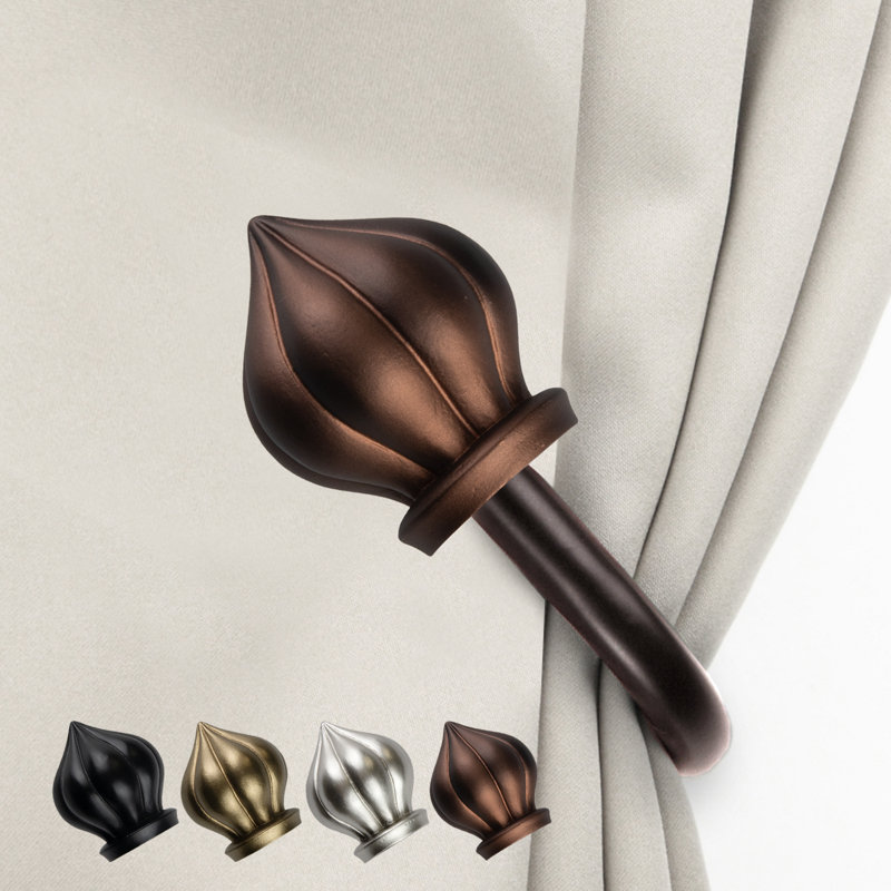 Retenue de tringle à rideaux Primrose, Cacao
