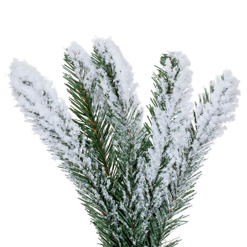 Vickerman 7.5' x 22" Snowy Flocked Alpine 429Tips, 4.5'
