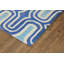 Tapis bleu touffeté à la main Tribeca