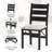  Folding Chairs Set Of 4 Modern Upholstered Chairs With Comfy Backrest & Padded Seat