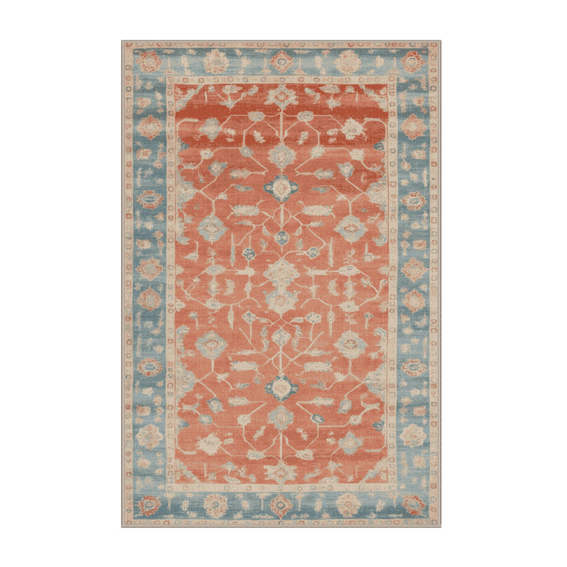 Machine Washable Overdyed Beige Area Rug, Rectangle 2' x 3'