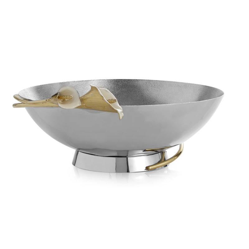 Calla Lily Bowl, 5" H x 10.5" W x 11.5" D