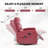 Heat Massage Manual Recliner Chair With Rocker And Swivel In Fabric For Living Room-1163254525