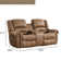 Margena 76'' Wide Classic and Breathable Faux Leather Manual Reclining Loveseat Sofa with Center Console