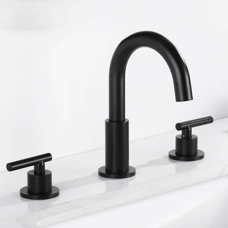 Robinet de salle de bain à large entraxe