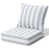 Grey/White Striped