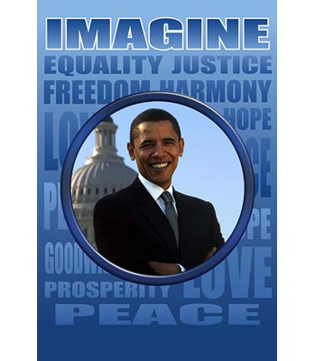 « imagine » par richard kelly, impression