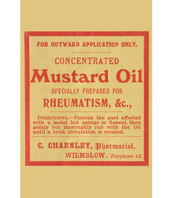 « moutard oil », art textuel