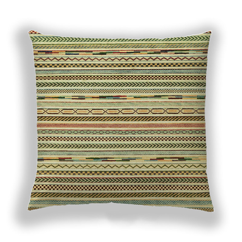 Abstract Reversible Throw Pillow, Microsuede