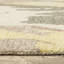 Tapis beige / jaune à motif abstrait en laine Renli-1875318797