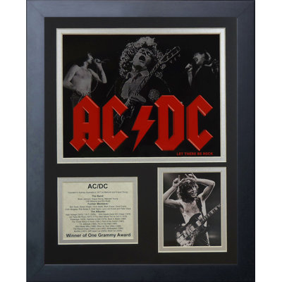 AC/DC Framed Memorabilia