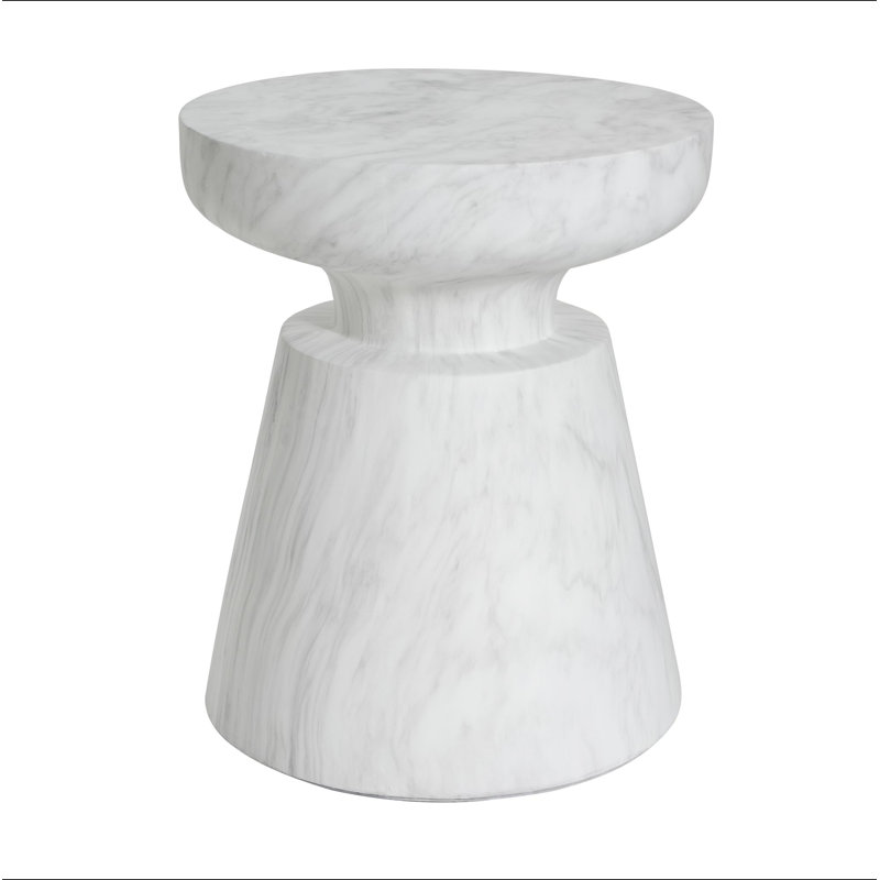 Table d'appoint d'extérieur en travertin Ponti