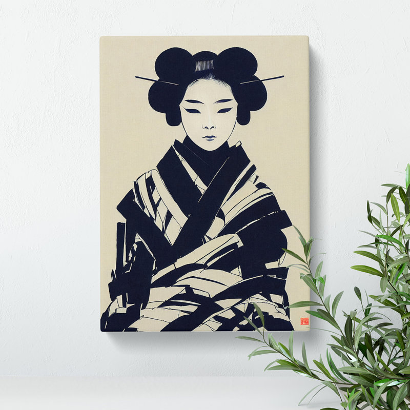 A Marvellous Geisha - Wrapped Canvas, 50cm H x 35cm W x 3cm D
