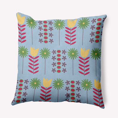 Housse et insert de coussin décoratif carré en polyester pour l'intérieur et l'extérieur