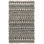 Camille Geometric Area Rug in Black/Beige