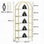 180 cm H x 60 cm W Bookcase-466348184-466348185