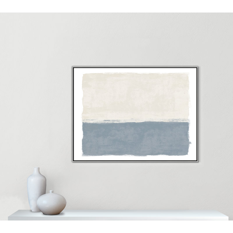 «Coastal Dreams II - Landscape Version Print» par Natalie Carpentieri, L 49,5 po x H 37,5 po, Toile avec cadre