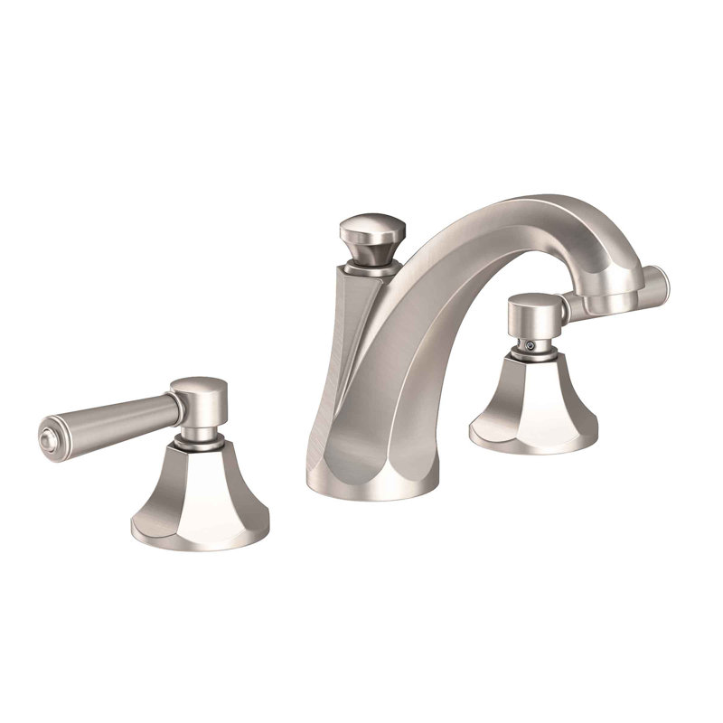 Metropole Widespread Bathroom Faucet with Drain Asssembly, Satin Nickel