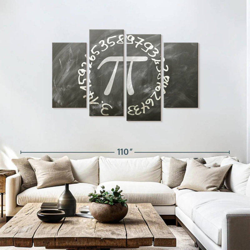 Keiri Pi Math, 48" H x 75" W