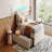 Teddy Fleece Full Size Upholstered Platform Bed With Twin Size Trundle-881878967