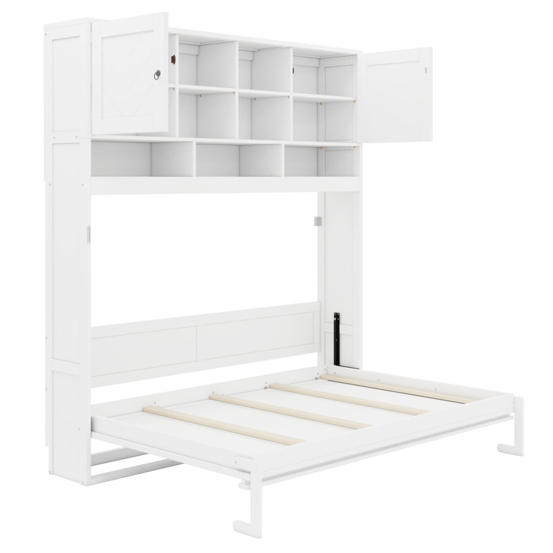 Lit escamotable peu encombrant avec beaucoup de rangement