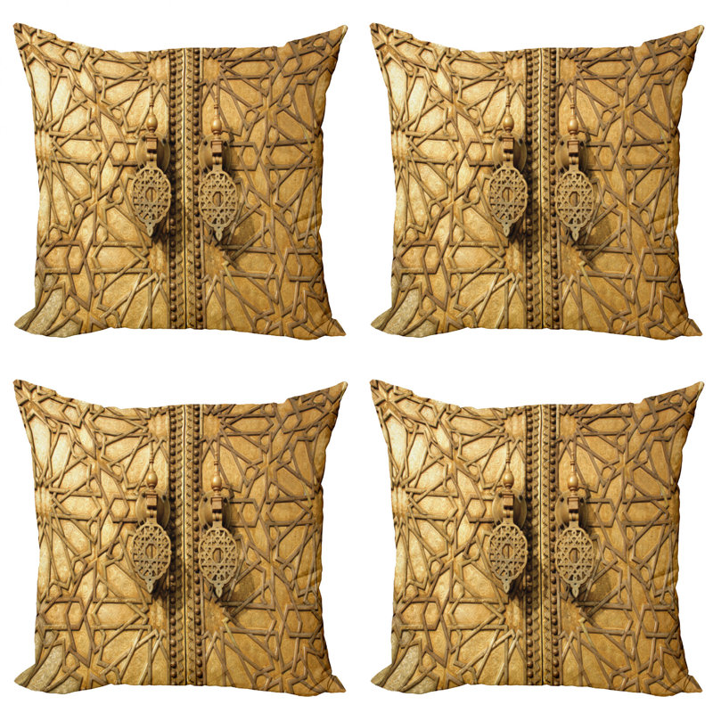 Ambesonne Abstract Reversible Pillow Cover, 18" x 18"