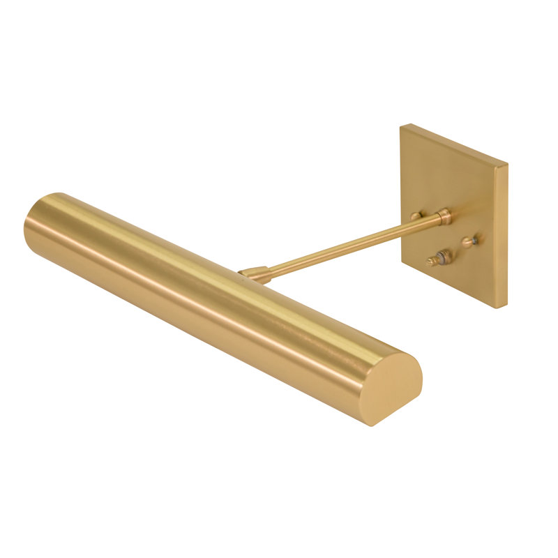 Applique murale contemporaine à 2 lumières Direct Wire, H 4,5 po x l 16 po x P 10 po, Nickel satiné